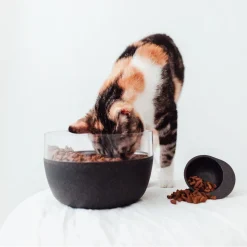 District 70 Bamboo Voorraadpot Met Antislipbodem - Hondenvoerbewaarbak - Ø18 cm 2250 ml Antraciet