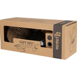 District 70 Gift Set - Kattenspeelgoed - 22x9.5x8.5 cm Bruin 3 stuks