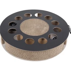 District 70 Whirl - Kattenspeelgoed - Ø33x6 cm Zwart