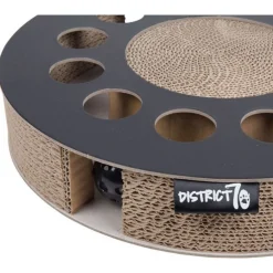 District 70 Whirl - Kattenspeelgoed - Ø33x6 cm Zwart