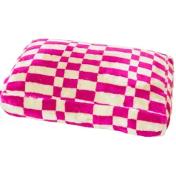 Dogguo Block Bed Beige&Raspberry - Hondenmatras