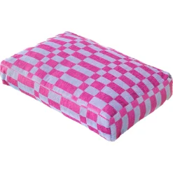 Dogguo Block Bed Blauw&Raspberry - Hondenmatras