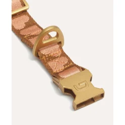 Dogguo Collar - Hondenhalsband - 42-68 cm Bruin Abrikoos L