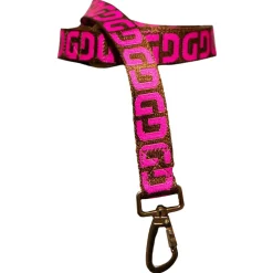 Dogguo Dg Leash Bruin&Pink - Hondenriem