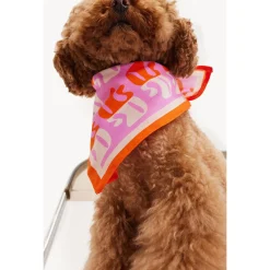 Dogguo Dl-Bandana - Hondenkleding - 55x55 cm Oranje Pink Beige Voor Honden