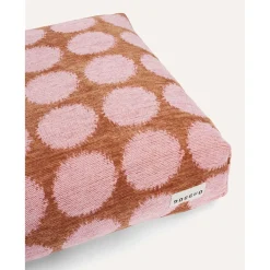 Dogguo Dot Bed - Hondenmatras - 125x75x15 cm Mokka Pink Xl