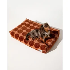 Dogguo Dot Bed - Hondenmatras - 125x75x15 cm Mokka Bruin Xl