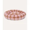 Dogguo Dot Round Bed - Hondenmatras - 55x55x20 cm Mokka Pink S