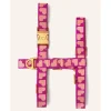 Dogguo Harness - Hondentuig - 20-34 cm Magenta Abrikoos Xs
