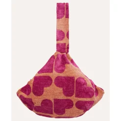 Dogguo Heart Carrier - Hondendraagtas - 60x20x22 cm Magenta Abrikoos One Size