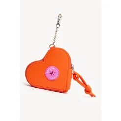 Dogguo Heart Poepzakjes Houder - Hondenriem - Ø10x3 cm Oranje Voor Honden