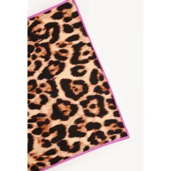 Dogguo Leo-Bandana - Hondenkleding - 55x55 cm Bruin Beige Zwart Voor Honden