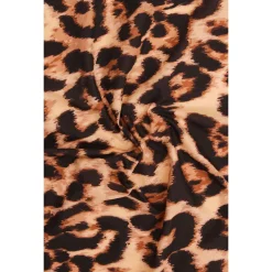 Dogguo Leo-Bandana - Hondenkleding - 55x55 cm Bruin Beige Zwart Voor Honden