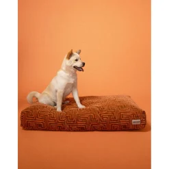 Dogguo Maze Bed - Hondenmatras - 105x65x15 cm Bruin Abrikoos L
