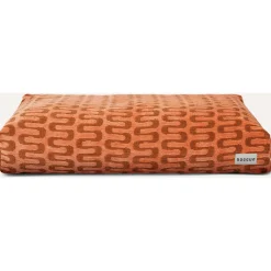 Dogguo Retro Wave  Bed - Hondenmatras - 125x75x15 cm Abrikoos Bruin Xl