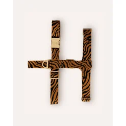 Dogguo Zebra Harness - Hondentuig - Roest Zwart Xs