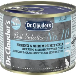 Dr.Clauder's Best Selection No. 10 - Kattenvoer - Haring Garnaal Chiazaad 200 g