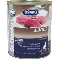 Dr.Clauder's Selected Meat Immuun Plus Senior - Hondenvoer - Rund Varken Gevogelte 800 g