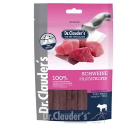 Dr.Clauder's Snack Varkensfiletstrips - Hondensnacks - Varken 80 g