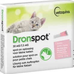 Dronspot Spot-On Kat  0.5 - 2.5kg - Anti wormenmiddel - 2 pip 0.5 - 2.5kg S