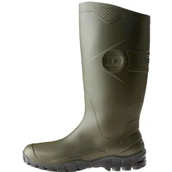 Dunlop Knielaars Pvc Groen&Zwart - Laarzen