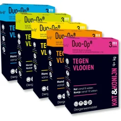 Duo-Op 250mg Hond  Tegen Vlooien 10-25 Kg - Anti vlooienmiddel - 3 pip