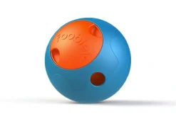 Duvo+ Foobler Snackbal Mini Met Timer - Hondenspeelgoed - 11.5x11.5x11.5 cm Blauw Oranje