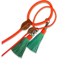 Dwam Looplijn Carrot Cake Touw - Hondenriem - 155x1.4 cm Oranje