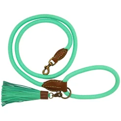 Dwam Looplijn Jade Touw Turquoise - Hondenriem