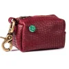 Dwam Poepzakjes Houder Bonnie - Hondenpoepzakjes - 8x17 cm Bordeaux