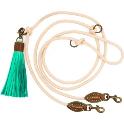 Dwam Trainingslijn Jade Touw Turquoise - Hondenriem