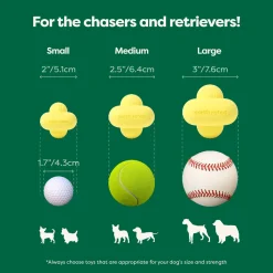 Earth Rated Flyer Toy - Hondenspeelgoed - Geel S