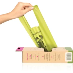 Earth Rated Poepzakjes Lavendel Met Handvat - Hondenpoepzakjes - 34.2x17.7 cm Groen 120 stuks