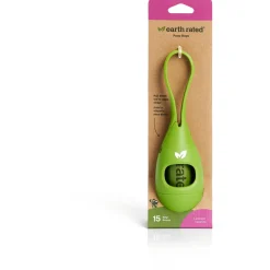 Earth Rated Poepzakjes Lavendel Met Dispenser - Hondenpoepzakjes - Groen 15 stuks