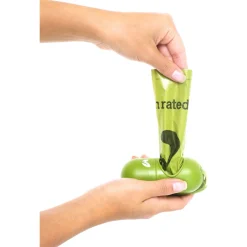 Earth Rated Poepzakjes Met Houder Lavendel - Hondenpoepzakjes - Groen 15 stuks