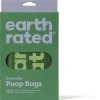 Earth Rated Poepzakjes Met Handvat Lavendel - Hondenpoepzakjes - 120