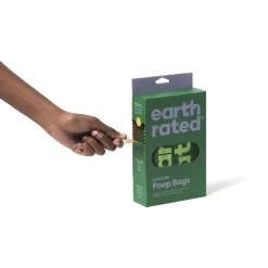 Earth Rated Poepzakjes Met Handvat Lavendel - Hondenpoepzakjes - 120