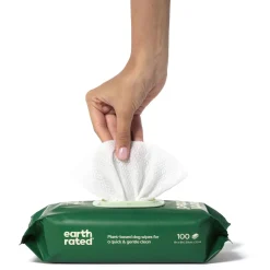 Earth Rated Schoonmaakdoekjes Hond - Vachtverzorging - 100 stuks