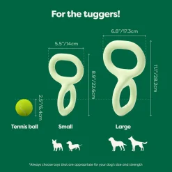 Earth Rated Tug Toy Groen - Hondenspeelgoed