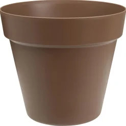 Easyday Bloempot Smile Bruin - Buitenpot