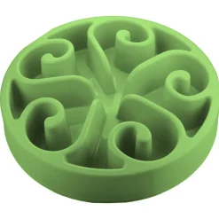 Eat Slow Live Longer Anti-Schrok Voerbak Groen - Hondenvoerbak