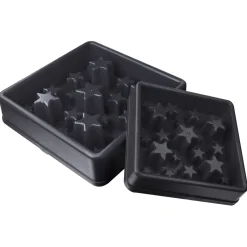 Eat Slow Live Longer Anti-Schrok Voerbak Ster Grijs - Hondenvoerbak