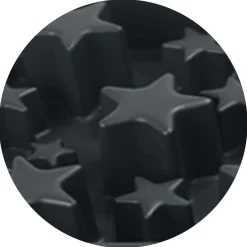 Eat Slow Live Longer Anti-Schrok Voerbak Ster Grijs - Hondenvoerbak