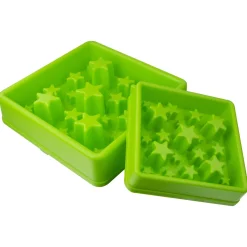 Eat Slow Live Longer Anti-Schrok Voerbak Ster Groen - Hondenvoerbak