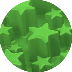 Eat Slow Live Longer Anti-Schrok Voerbak Ster Groen - Hondenvoerbak