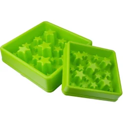 Eat Slow Live Longer Anti-Schrok Voerbak Ster Groen - Hondenvoerbak