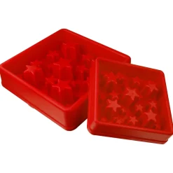 Eat Slow Live Longer Anti-Schrok Voerbak Ster Rood - Hondenvoerbak
