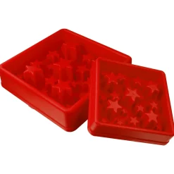 Eat Slow Live Longer Anti-Schrok Voerbak Ster Rood - Hondenvoerbak