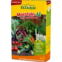 Ecostyle Moestuin-Az - Moestuinmeststoffen - 15 m2 800 g Dé Meststof Voor Je Moestuin