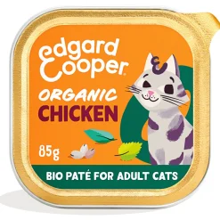 Edgard&Cooper Adult Paté Organic 85 g - Kattenvoer